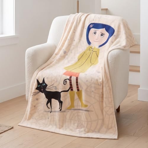Franco Collectibles Coraline Movie Bedding Couvre-lit en Pel