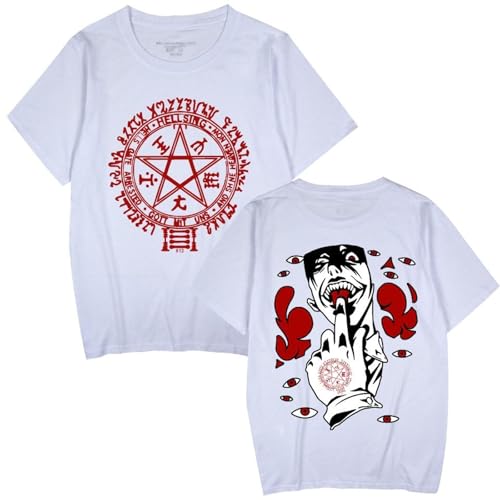 GREOPE T-Shirt Anime Hell-Sing, Merchandising Cosplay Anime 