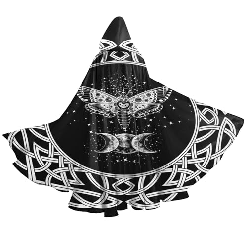 YETTA YANG Cape à capuche dHalloween pour adultes, hommes et
