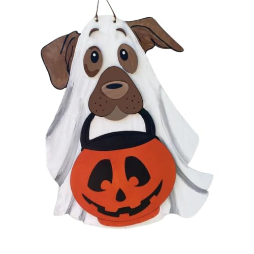 de porte décorative en bois pour Halloween