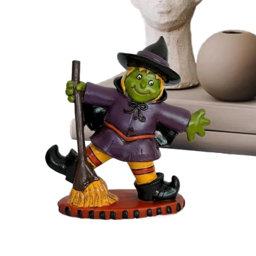 Statue Sorcière pour Halloween Centre De Table Saisonnier En