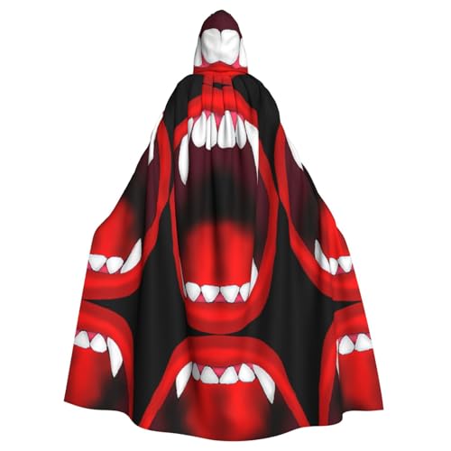 hhxvcv Cape à capuche pour Halloween avec imprimé chauve-sou