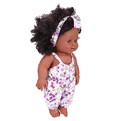 Naroote Poupée bébé en Vinyle Souple avec Vêtements pour Dor