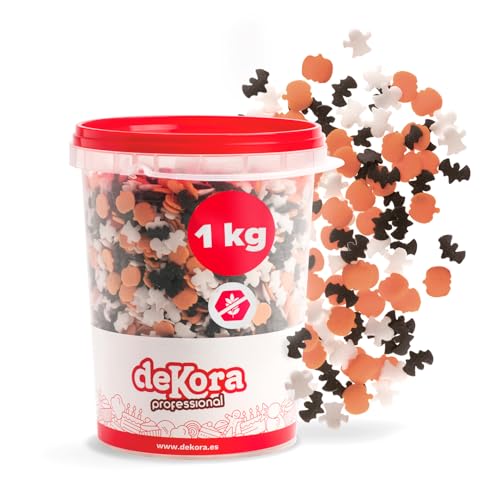 dekora - Sprinkles Halloween 1kg - Confettis en sucre Fantôm