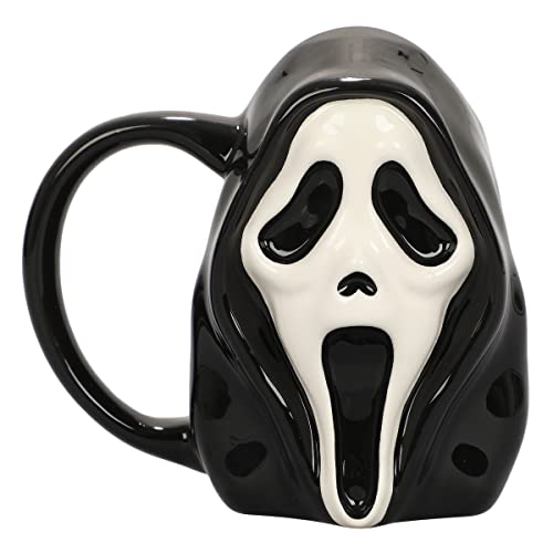 Bioworld Tasse en céramique sculptée Ghost Face 473 ml