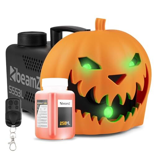 Machine à Fumée Halloween avec Citrouille Animée, Rires Diab