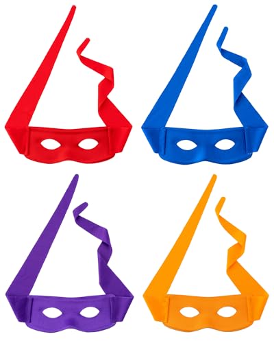 Lot de 4 masques pour les yeux dHalloween - Accessoire de dé