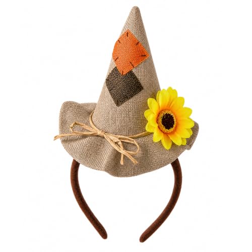 Spooktacular Creations Serre-tête épouvantail pour adultes e