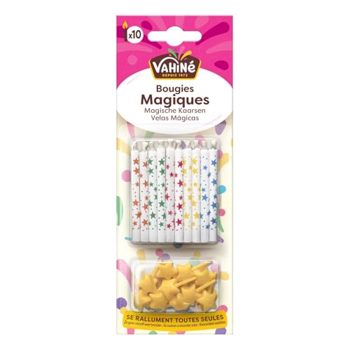 Lot de 10 bougies danniversaire magiques auto-rallumables po