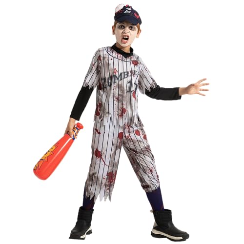 Costume Zombie Baseball Garçon Halloween