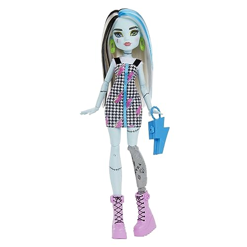 Monster High Frankie Doll a plus de 10 articulations flexibl