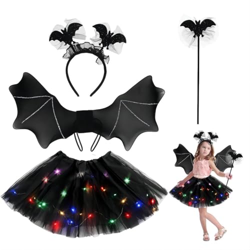 Costume Chauve-Souris Fille LED