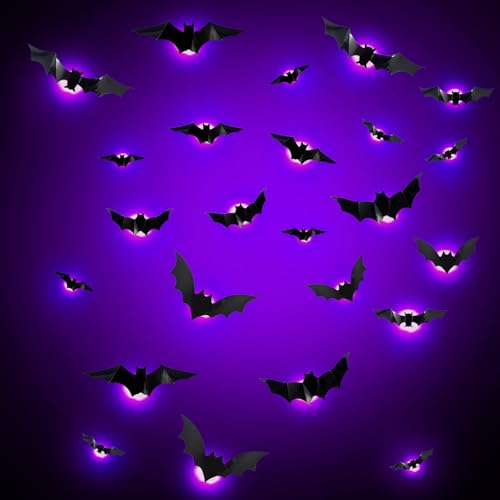 Halloween Decoration, 24 Pièces LED Deco Halloween Exterieur