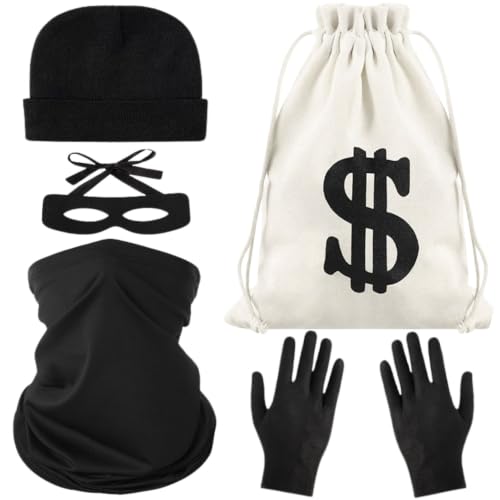 Costume de voleur de banque, costume de voleur, costume de c