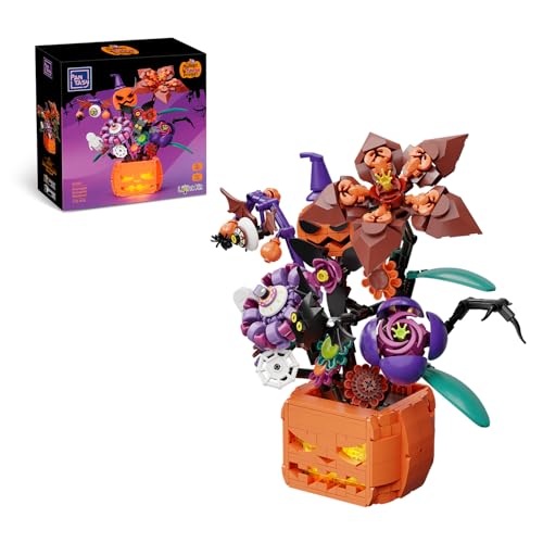 PAN TASY Bouquet d'Halloween Lumineux, Jeu de Construction p