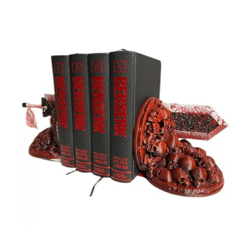 PoeticHome Berserk Serre-livres en résine fine gravée avec c