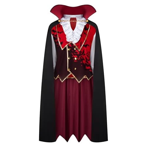 Spooktacular Creations Costume de vampire rouge pour adultes