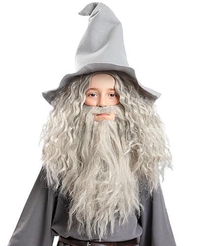 Funidelia | Perruque de Gandalf avec Barbe - Le Seigneur des