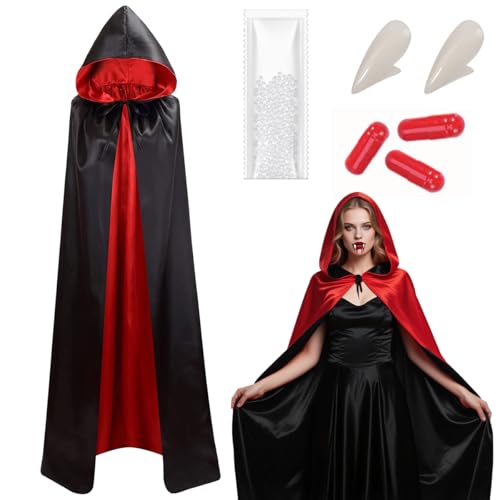 Cape Vampire Réversible Halloween 150cm