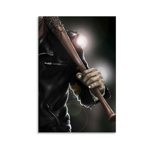 MNABSO TV Series The Walking Dead Negan Poster dart décorati