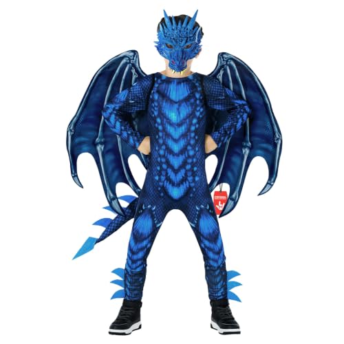 Morph Deguisement Dragon Enfant, Costume Halloween Garcon, X