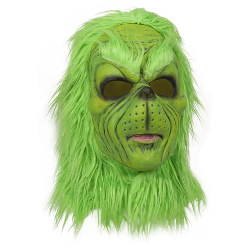 Applysu Masque de Grinch pour adulte Masque déguisement de G
