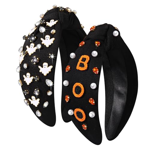 Lot de 2 bandeaux dHalloween pour femme - Accessoires dHallo