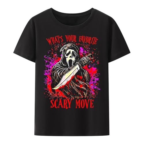 Lets Watch Scary Movies Scream Horror Halloween T Shirt Nove