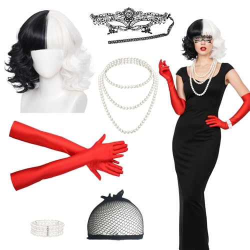 Costume Noir Cruella Femme
