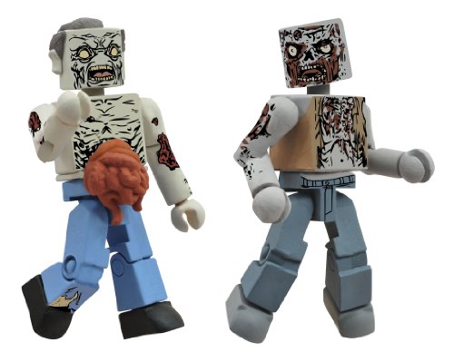 Minimates - Walking Dead - Guts Zombie And Burned Zombie - 1