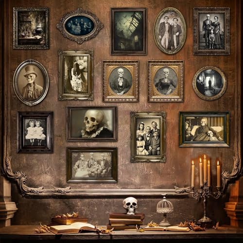 Benjia 15 Cadres Photo Halloween Gothique Hantée Horreur, Im