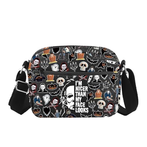 FOTAP Sac à bandoulière effrayant Halloween Inspire Cadeau p