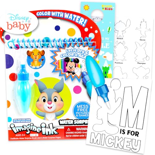 Disney Disney Kit de peinture à leau pour bébés, tout-petits