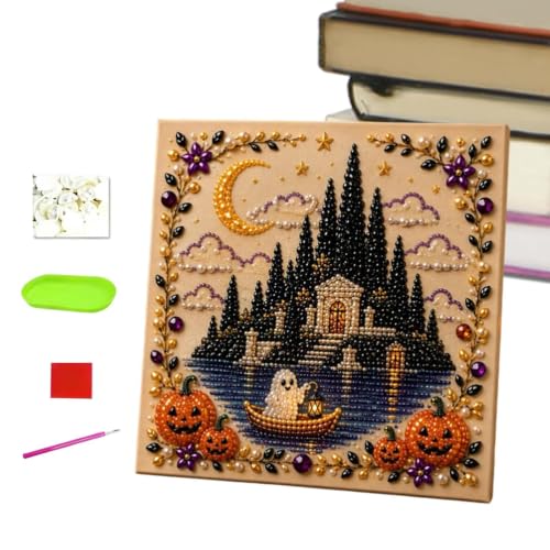 Kit Diamant Art Décoration Halloween Décoration Pré-Imprimée