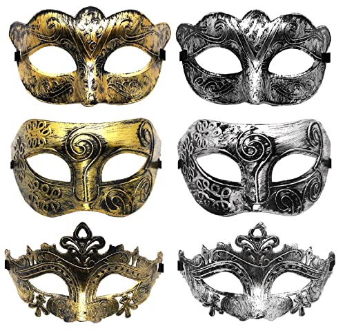Masques Centurion Or et Argent