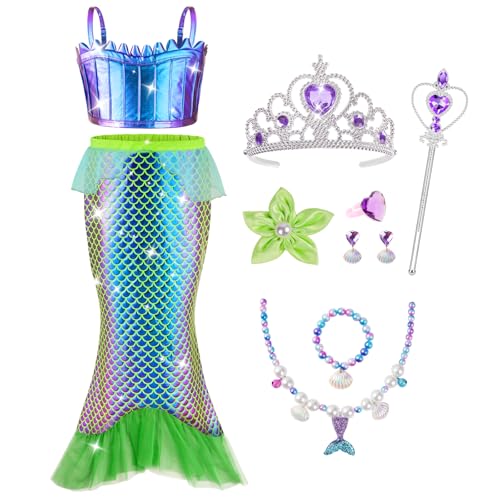 Déguisement Ariel Sirène 10 pièces