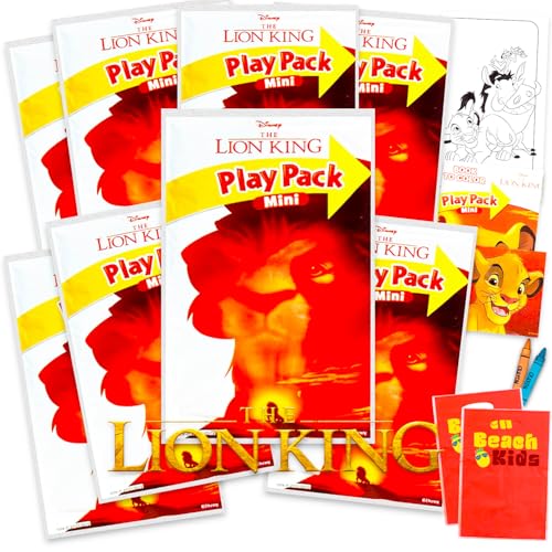 Disney Lot de 8 mini cadeaux de fête du Roi Lion - Lot de 8