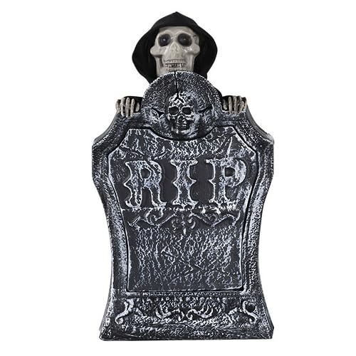 Monwssoe Décoration dhalloween, Pierres tombales animatroniq