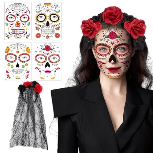 Serre-Tête Halloween Voilette Gothique