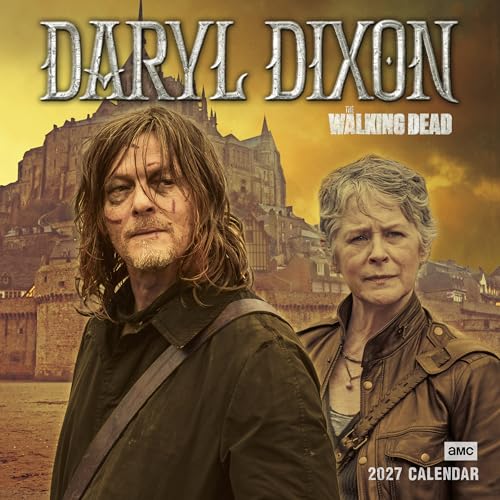 The Walking Dead : Daryl Dixon Calendrier mural 2027, 16 moi