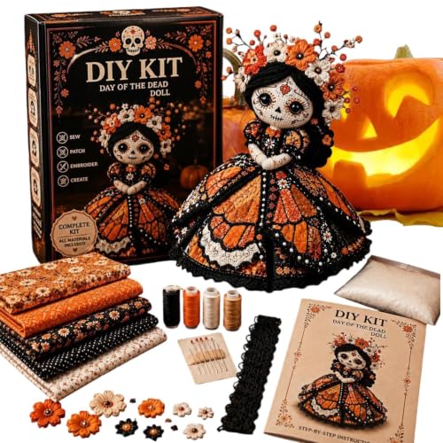 Generisch Kit de pour Halloween - Sorcière effrayante en tis
