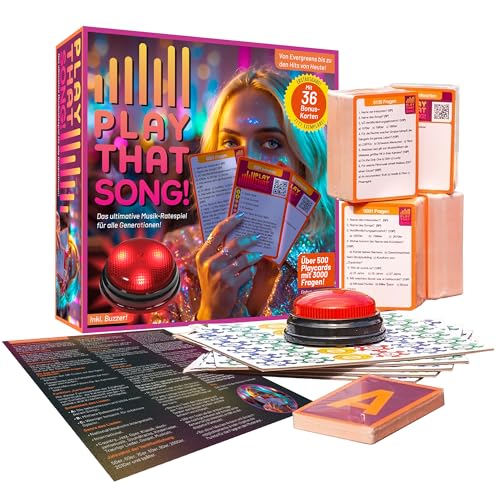 Play That Song! Jeu musical - 500 cartes à jouer, 3000 quest