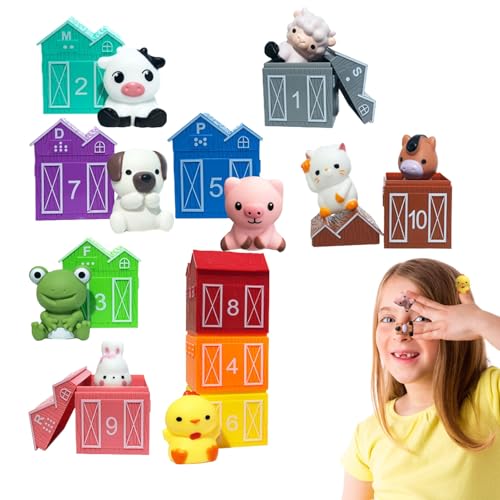 Marionnette - Jouet éducatif souple fabriqué en silicone, ma