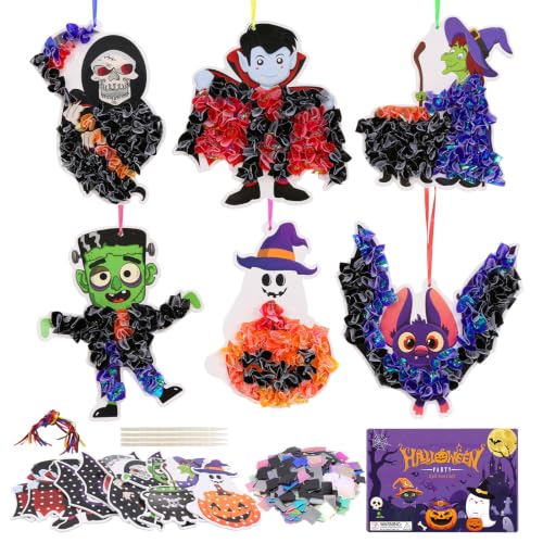 Fennoral Lot de 12 kits dartisanat dHalloween pour enfants à