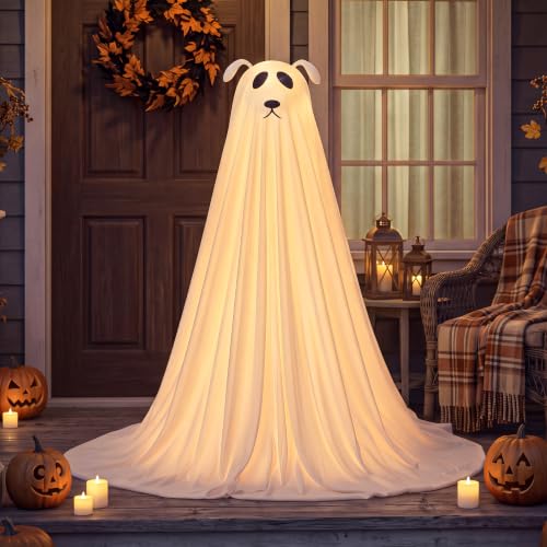 JOYIN Décoration dHalloween dextérieur de 119,4 cm, grand fa