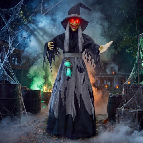 JOYIN Décoration dHalloween dextérieur de 182,9 cm : sorcièr