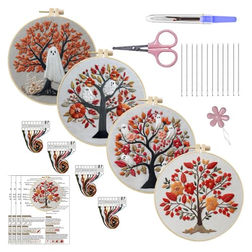 Kit De Broderie Halloween - Ateliers de Broderie Halloween p