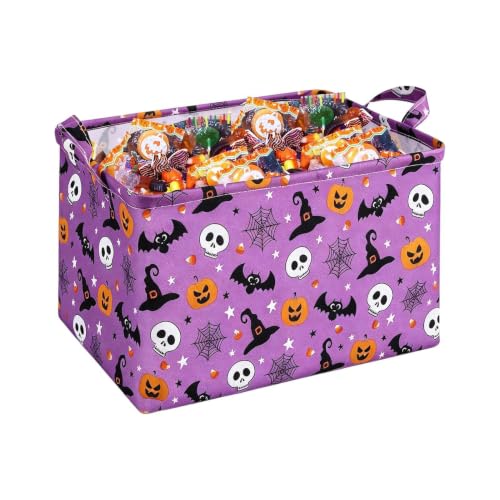 Paniers dHalloween pour adultes, boîte de rangement et saiso