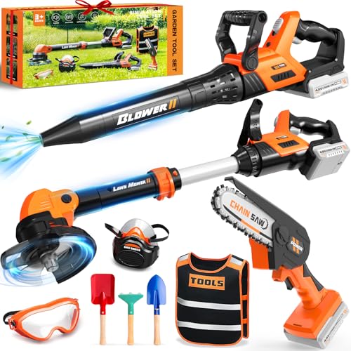 Outils de Jardin pour Enfants 3 in -Débroussailleuse & Souff