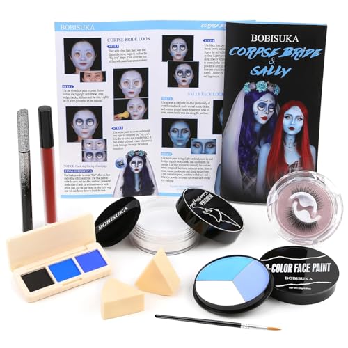 BOBISUKA Kit de Maquillage Sally et Mort de Noël Halloween